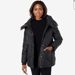 NWT Cole Haan Black Essential Down Cocoon Jacket - Size S